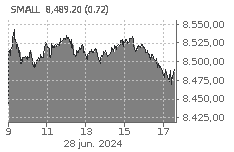 IBEX SMALL CAP: Baja : -0,22%